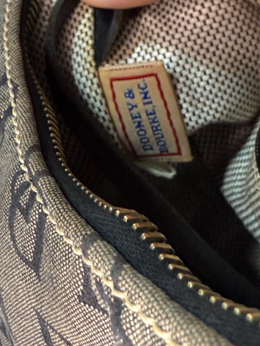 Dooney & Bourke DB Monogram Y2K Bucket Mini Shoulder Bag w Tag - Picture 12 of 14